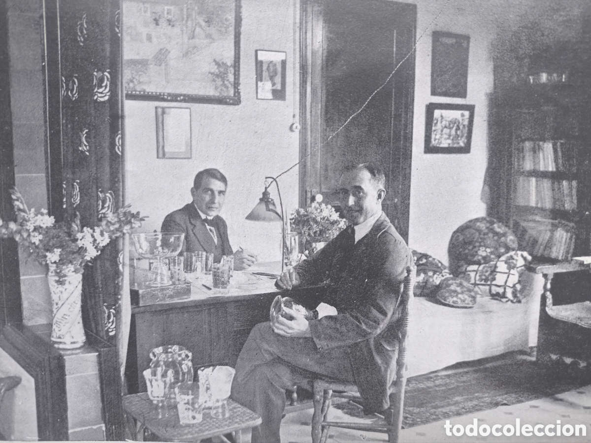 Coleccionismo de Revistas y Peri&oacute;dicos: XAVIER NOGU&Eacute;S RICARDO CRESPO VIDRIO CATALAN REPORTAJE 1927