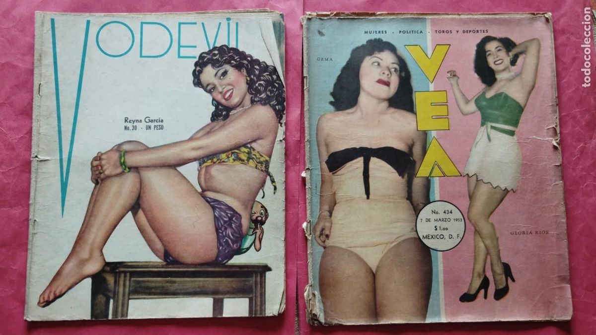 Collezionismo di Riviste e Giornali: VODEVIL.-VEA.-REVISTAS.-MUJERES.-POLITICA.-TOROS.-DEPORTES.-MEXICO.-MEJICO.-A&Ntilde;OS 50.