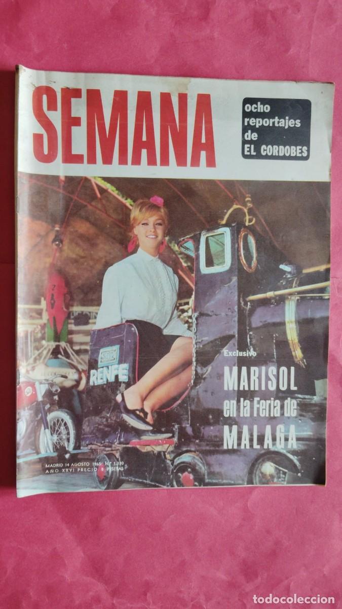 Coleccionismo de Revistas y Peri&oacute;dicos: MARISOL.-SEMANA.-MARISOL EN LA FERIA DE MALAGA.-REVISTA.-A&Ntilde;O 1965.