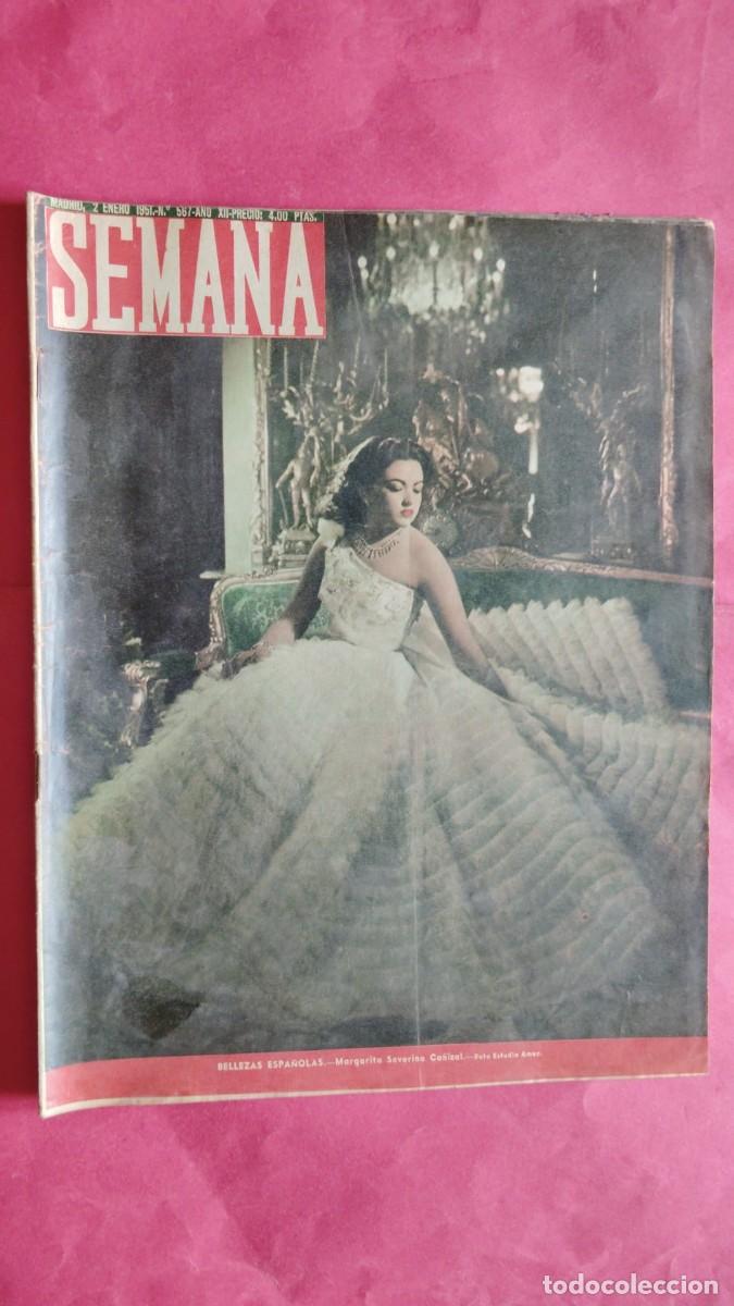 Coleccionismo de Revistas y Peri&oacute;dicos: MARGARITA SEVERINO CA&Ntilde;IZAL.-SEMANA.-REVISTA.-NUMERO 567.-A&Ntilde;O 1951.