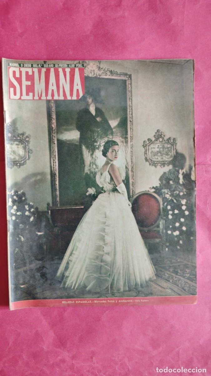 Coleccionismo de Revistas y Peri&oacute;dicos: MERCEDES FALCO Y ANCHORENA.-SEMANA.-REVISTA.-NUMERO 568.-A&Ntilde;O 1951.