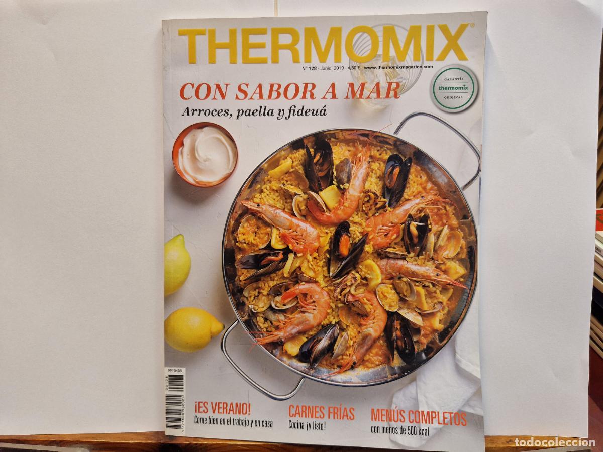 Collectionnisme de Revues et Journaux: THERMOMIX. CON SABOR A MAR, ARROCES, PAELLA Y FIDEUA. N 128