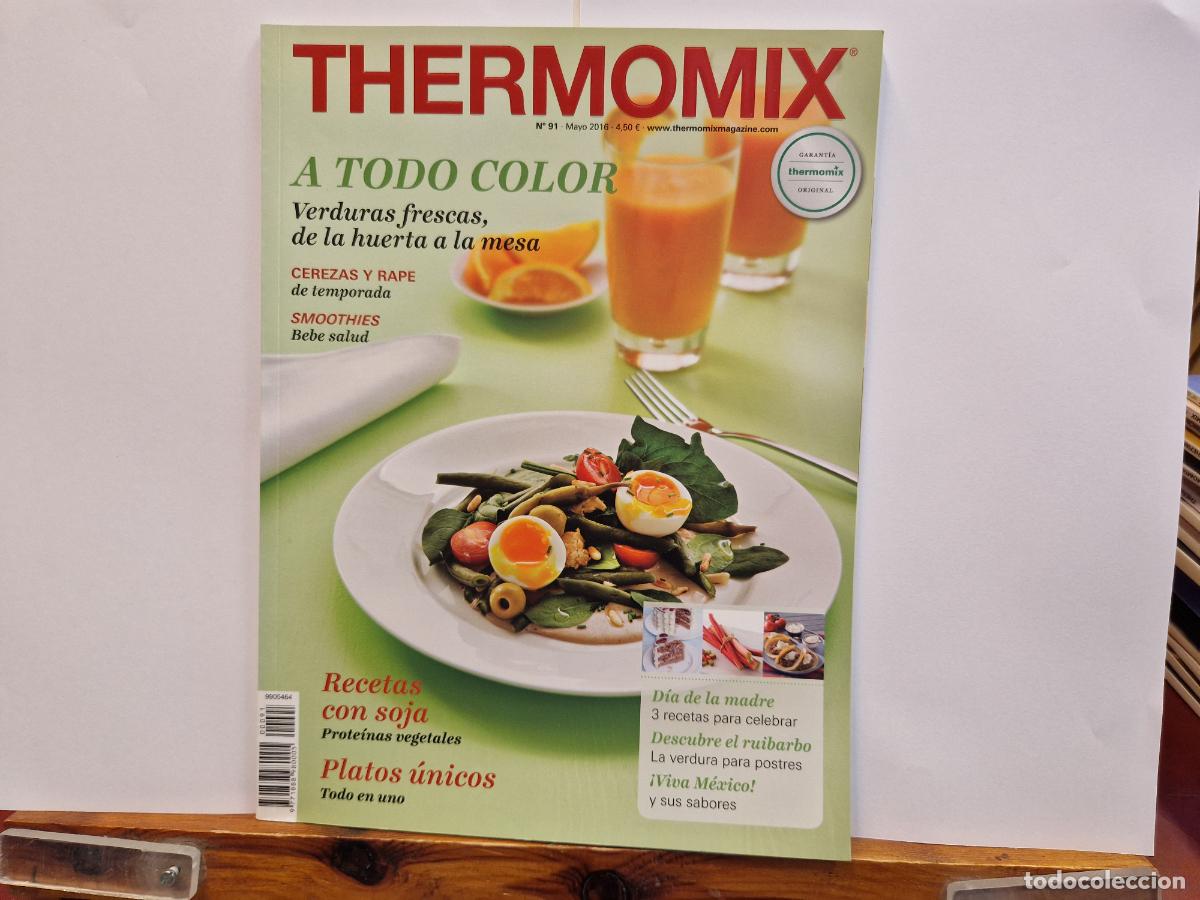 Colecionismo de Revistas e Jornais: THERMOMIX. A TODO CALOR, VERDURAS FRESACAS, DE LA HUERTA A LA MESA. N 91