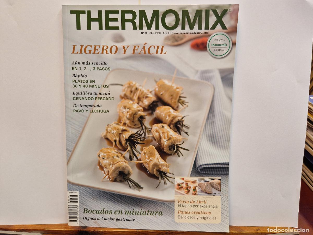 Colecionismo de Revistas e Jornais: THERMOMIX. LIGERO Y FACIL. BOCADOS EN MINIATURA. N 90