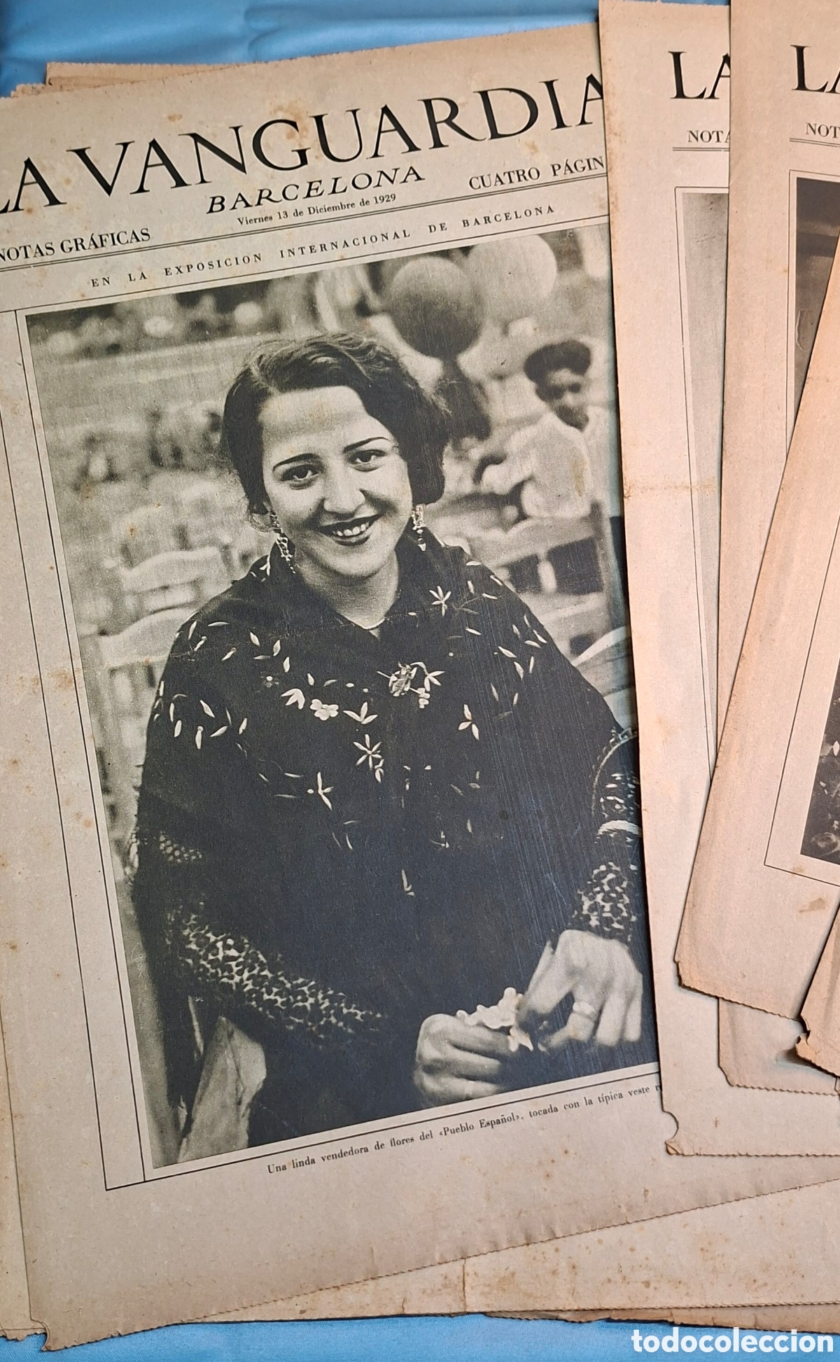 Coleccionismo de Revistas y Peri&oacute;dicos: Lote de 15 peri&oacute;dicos La Vanguardia Diciembre 1929