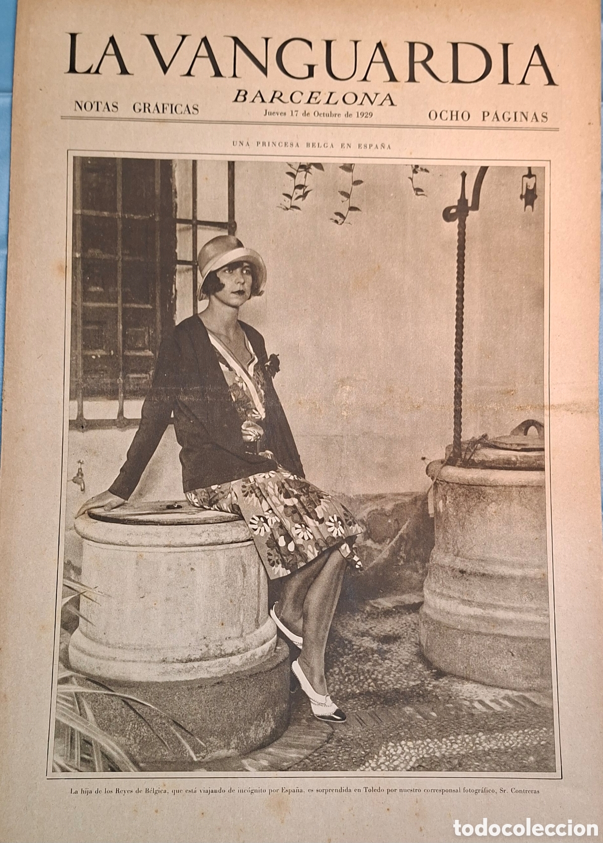 Coleccionismo de Revistas y Peri&oacute;dicos: Lote de 6 peri&oacute;dicos de La Vanguardia Octubre 1929