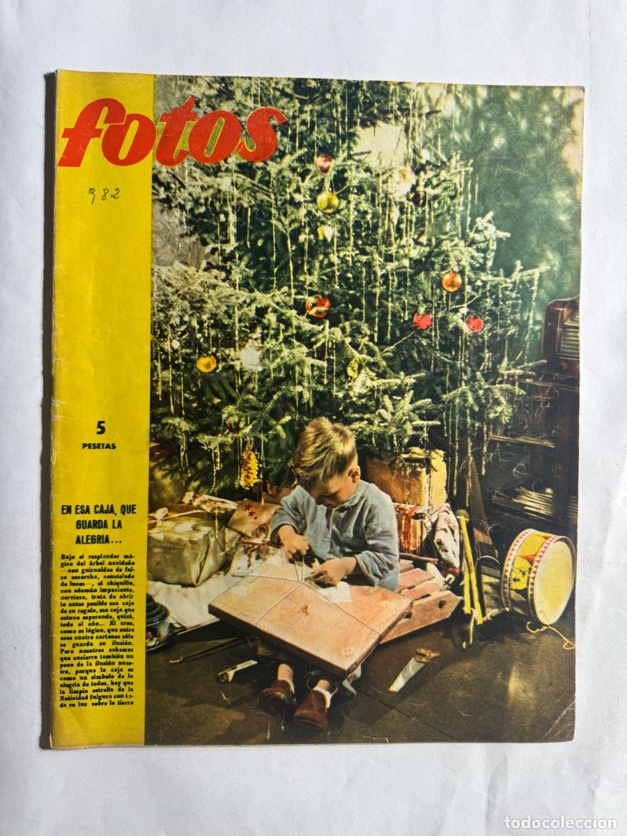 Coleccionismo de Revistas y Peri&oacute;dicos: Revista Fotos, A&ntilde;o 1955, Eugenio Montes, Ciudad Real, Bethlehem