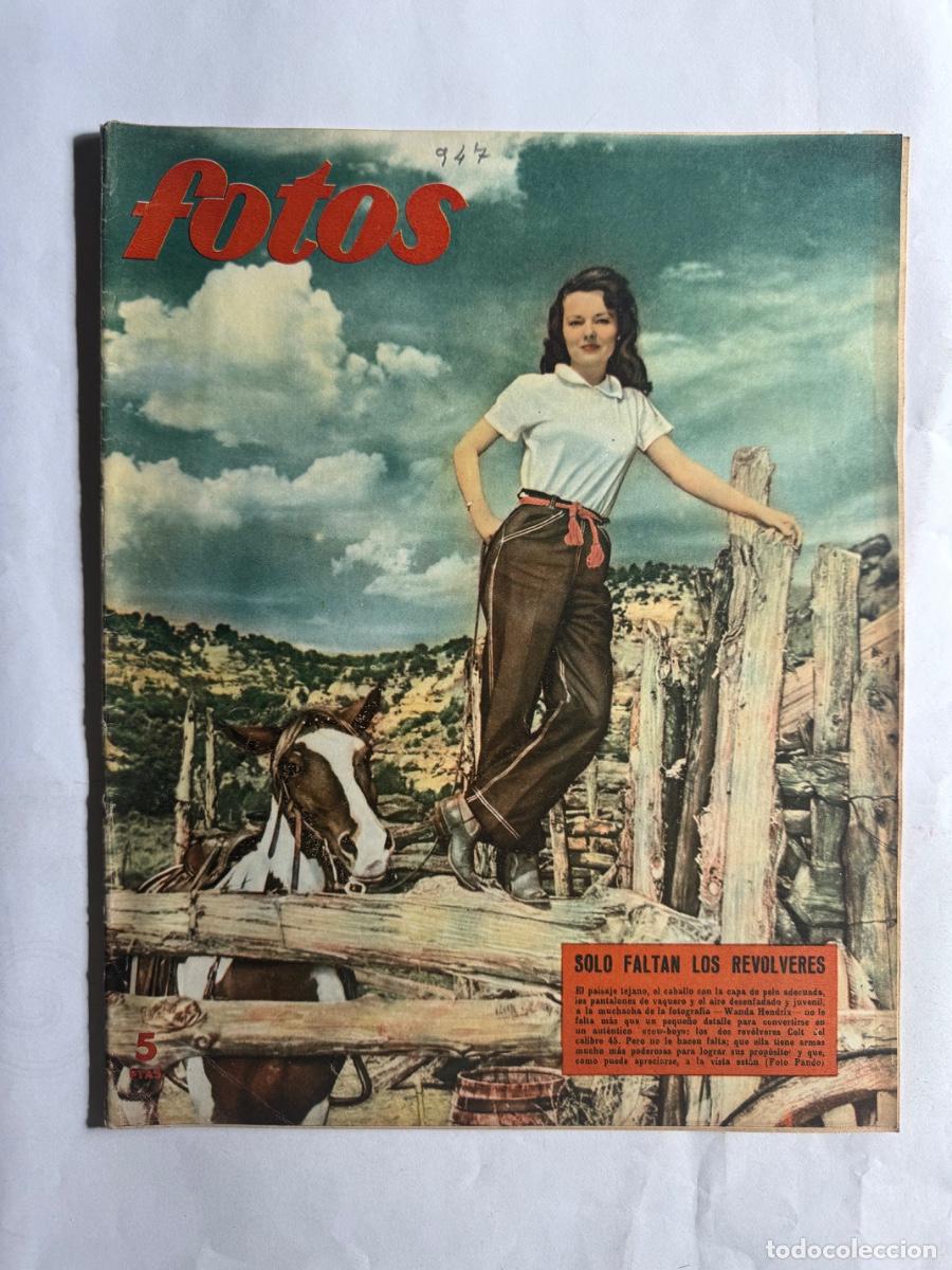 Coleccionismo de Revistas y Peri&oacute;dicos: Revista Fotos, A&ntilde;o 1955, Alberto Einstein, Leo Valentin, Jonas Salk
