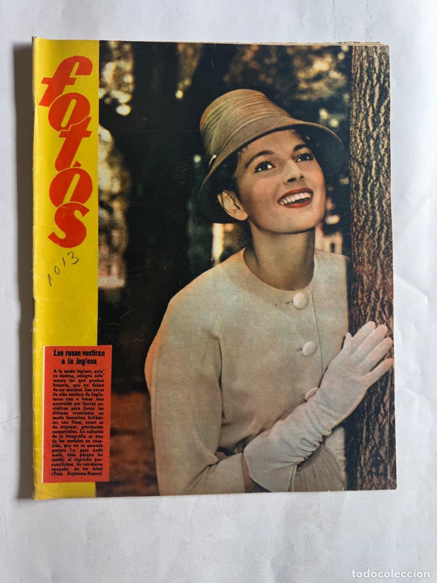 Coleccionismo de Revistas y Peri&oacute;dicos: Revista Fotos, A&ntilde;o 1956, Tom Clingo, Batalla Verdun