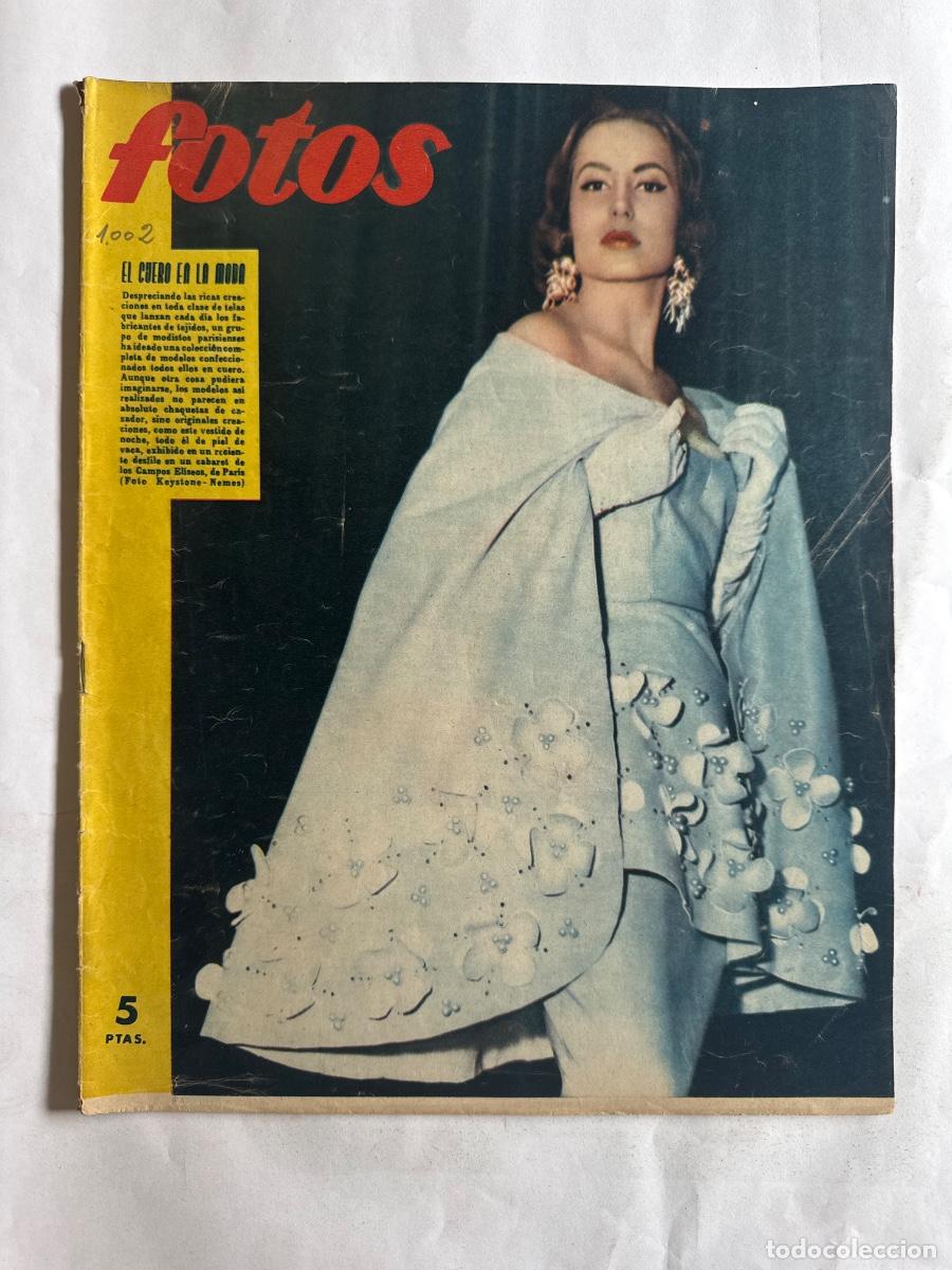 Sammeln von Zeitschriften und Zeitungen: Revista Fotos, A&ntilde;o 1956, Papa Pio XII, Senador Barkley, Nepal