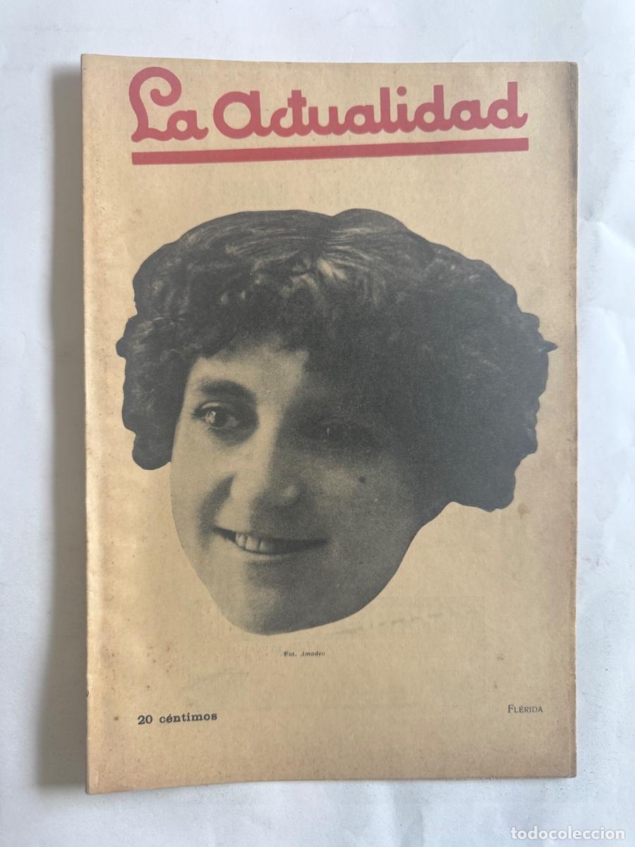 Coleccionismo de Revistas y Peri&oacute;dicos: Revista La Actualidad, A&ntilde;o 1915, Flerida, Bilbao, Santander
