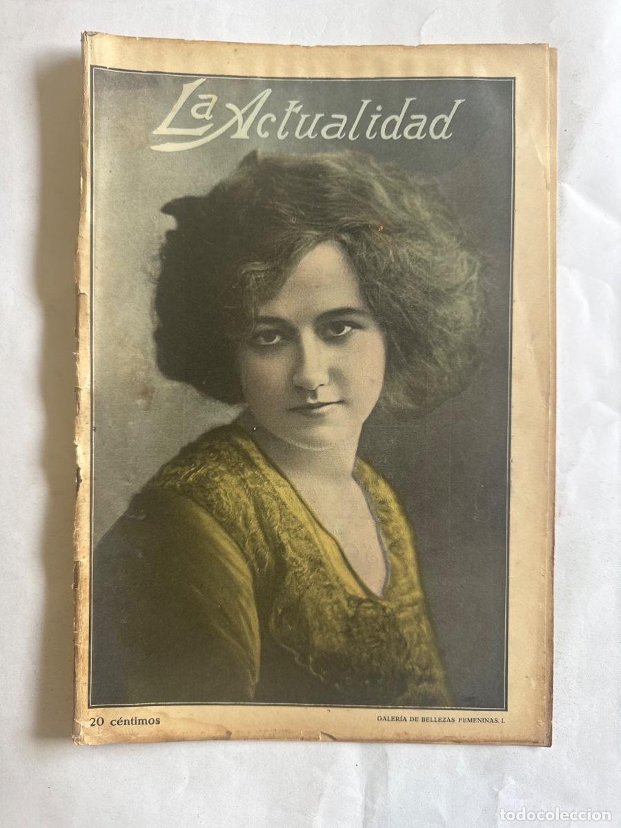 Coleccionismo de Revistas y Peri&oacute;dicos: Revista La Actualidad, A&ntilde;o 1914, Viena, San Sebastian, Guernesey, Saumur, Tarragona, Mejico