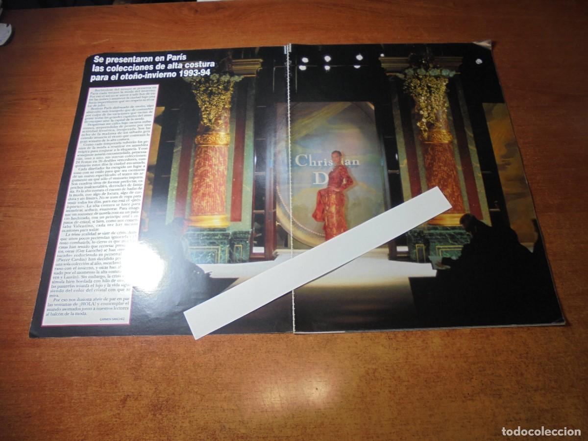 Coleccionismo de Revistas y Peri&oacute;dicos: CLIPPING 1993: PAR&Iacute;S, ALTA COSTURA OTO&Ntilde;O-INVIERNO 1993-94 / C. SCHIFFER / PUBLICIDAD SAINT LAURENT
