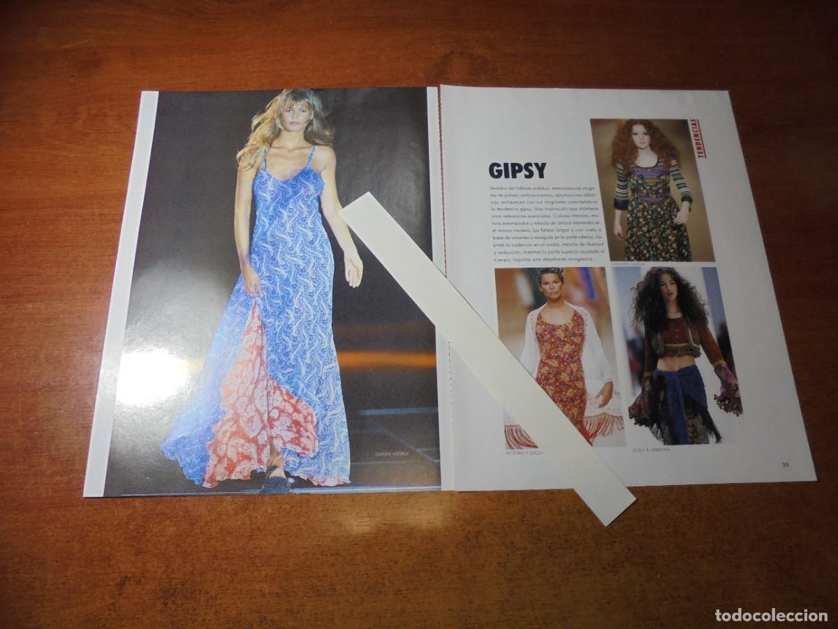 Coleccionismo de Revistas y Peri&oacute;dicos: RETAL 1995. MODA OTO&Ntilde;O-INVIERNO 1995-96 TENDENCIA GIPSY / CLAUDIA SCHIFFER