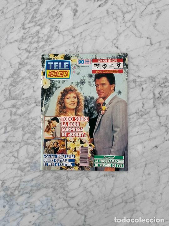 Collection Magazines and Newspapers: TELE INDISCRETA - 1990 - DALLAS, JORDI PONS, ROLLING STONES, NIEVES HERRERO, CESC QUERAL, ROSA LEON