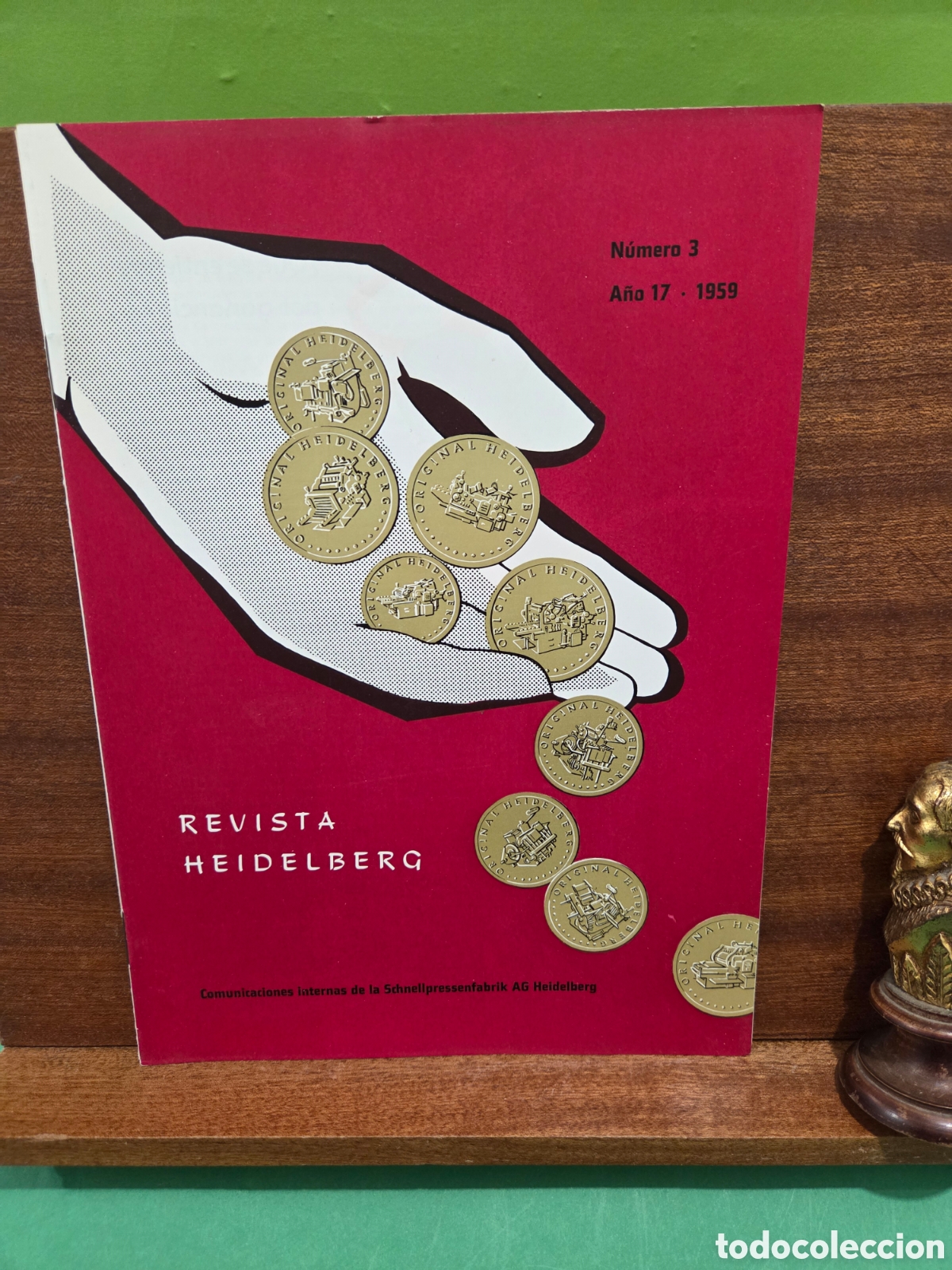 Collection Magazines and Newspapers: &rdquo;&rdquo;REVISTA HEIDELBERG&rdquo;&rdquo;...A&Ntilde;O 17 .N&deg; 3...1959...ORIGINAL HEIDELBERG....