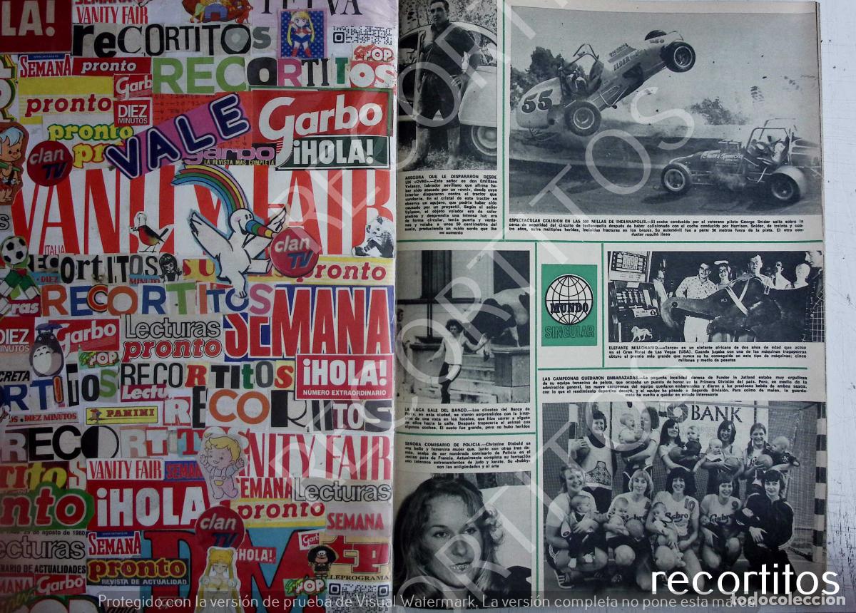 Coleccionismo de Revistas y Peri&oacute;dicos: emiliano velasco le dispararon desde un ovni ufologia tanya elefante fundor in jutland dinamarca