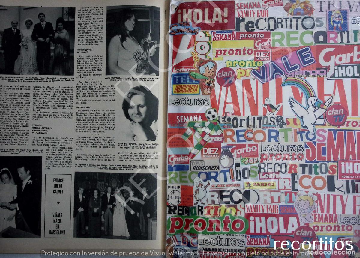 Coleccionismo de Revistas y Peri&oacute;dicos: reina del deporte san jorge castellon miss telefonica maruja garcia ojeda suarez castro rial garrone