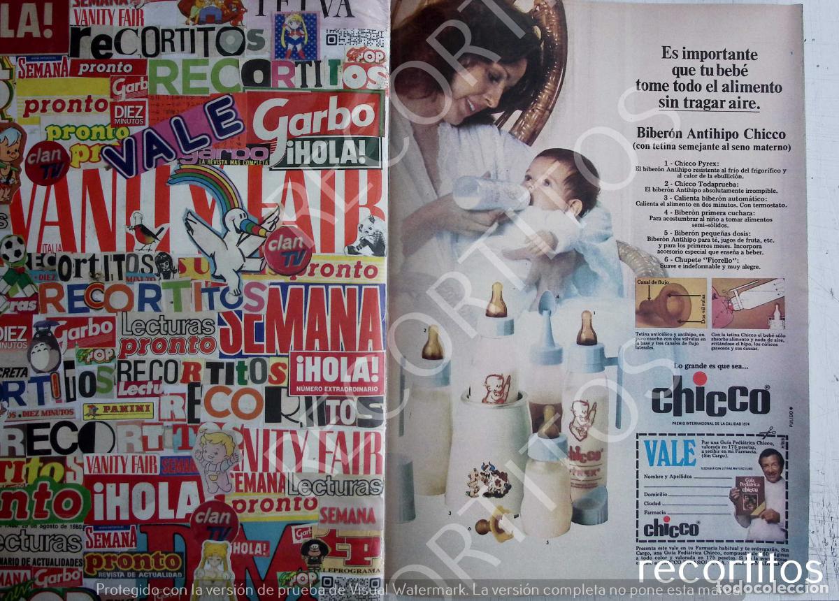 Coleccionismo de Revistas y Peri&oacute;dicos: CHICCO ANUNCIO PUBLICIDAD