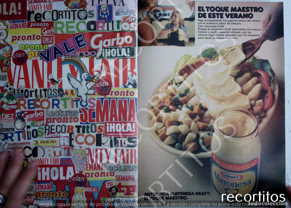 Coleccionismo de Revistas y Peri&oacute;dicos: kraft mayonesa anuncio publicidad