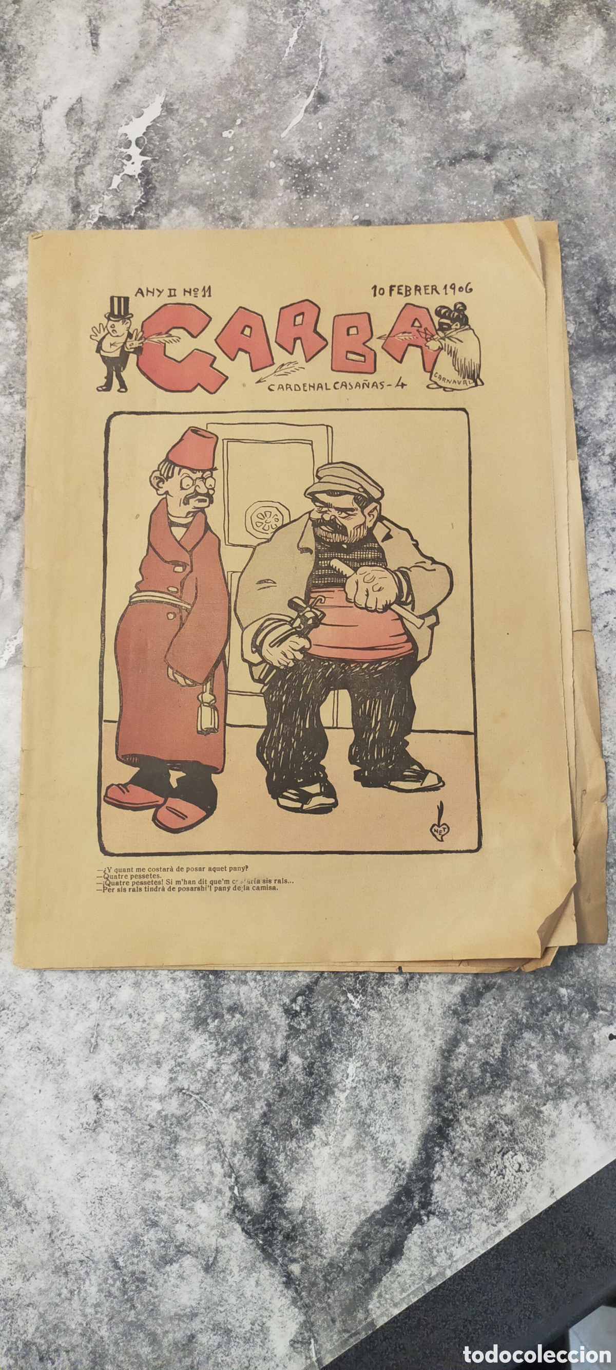 Coleccionismo de Revistas y Peri&oacute;dicos: Revista Garba, any lo, N&deg; 11 10 de febrero de 1906