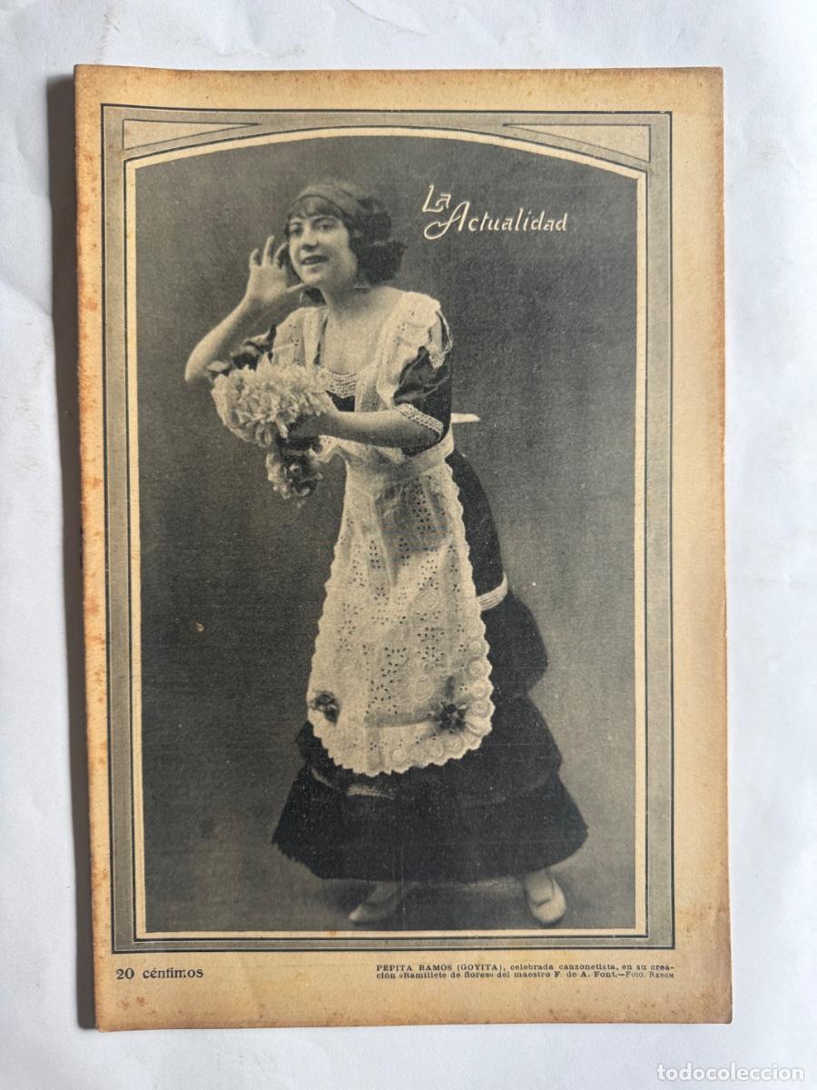 Coleccionismo de Revistas y Peri&oacute;dicos: Revista La Actualidad, A&ntilde;o 1914, Tortosa, Valencia, Tarragona, Reus