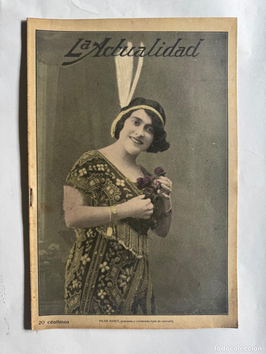 Coleccionismo de Revistas y Peri&oacute;dicos: Revista La Actualidad, A&ntilde;o 1914, Madrid, Barcelona, Guerra