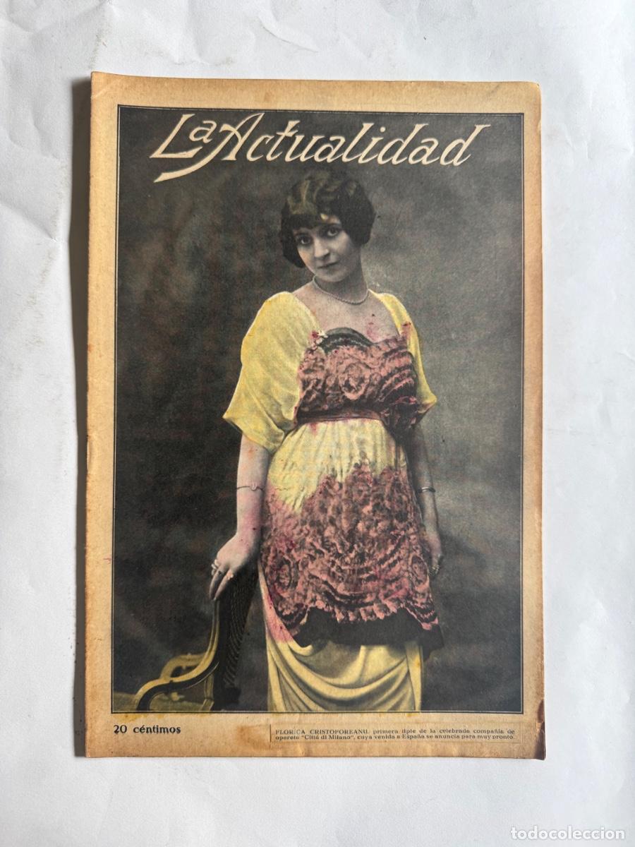 Coleccionismo de Revistas y Peri&oacute;dicos: Revista La Actualidad, A&ntilde;o 1915, San Andres de Palomar, Barcelona, Madrid
