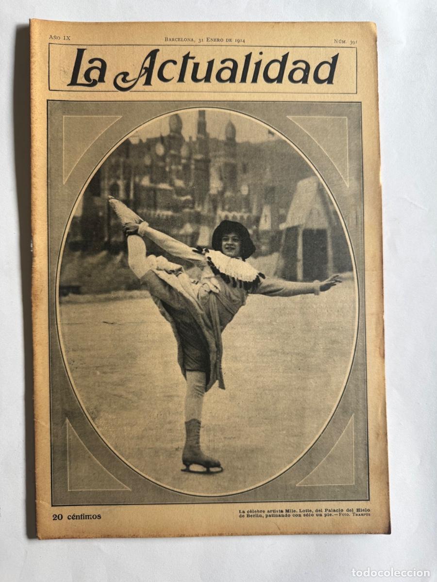 Coleccionismo de Revistas y Peri&oacute;dicos: Revista La Actualidad, A&ntilde;o 1914, Habana, Sabadell, Tarragona, Tarrasa