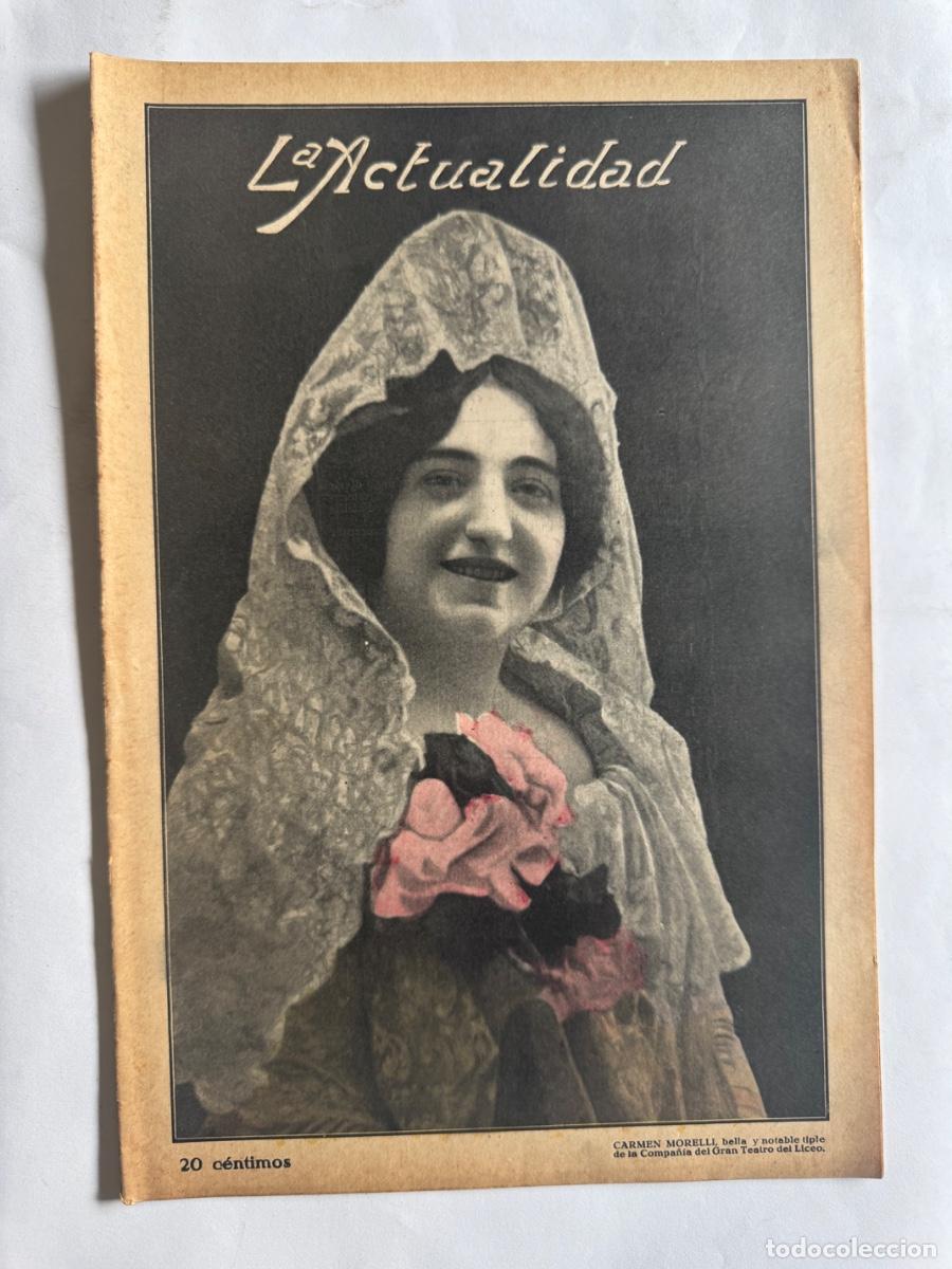 Sammeln von Zeitschriften und Zeitungen: Revista La Actualidad, A&ntilde;o 1915, Algeciras, Almoraima, Barcelona