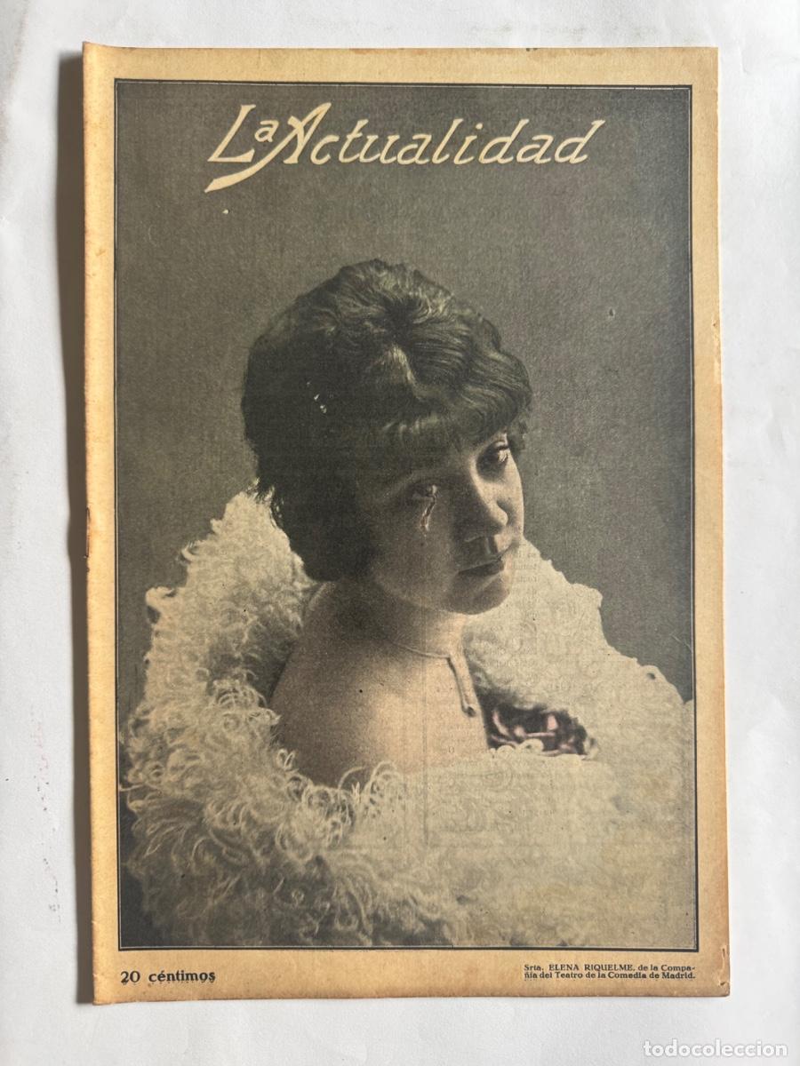 Coleccionismo de Revistas y Peri&oacute;dicos: Revista La Actualidad, A&ntilde;o 1914, Alemania, Paris, Belgica