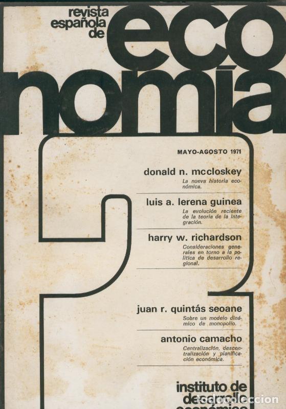 Coleccionismo de Revistas y Peri&oacute;dicos: Revista espa&ntilde;ola de economia numero 02 - Varios