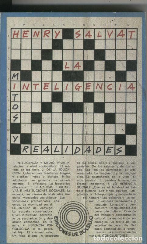 Sammeln von Zeitschriften und Zeitungen: La inteligencia Mitos y realidades - Henry Salvat