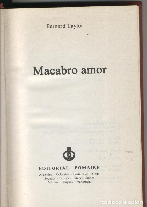 Sammeln von Zeitschriften und Zeitungen: Macabro amor - Bernard Taylor