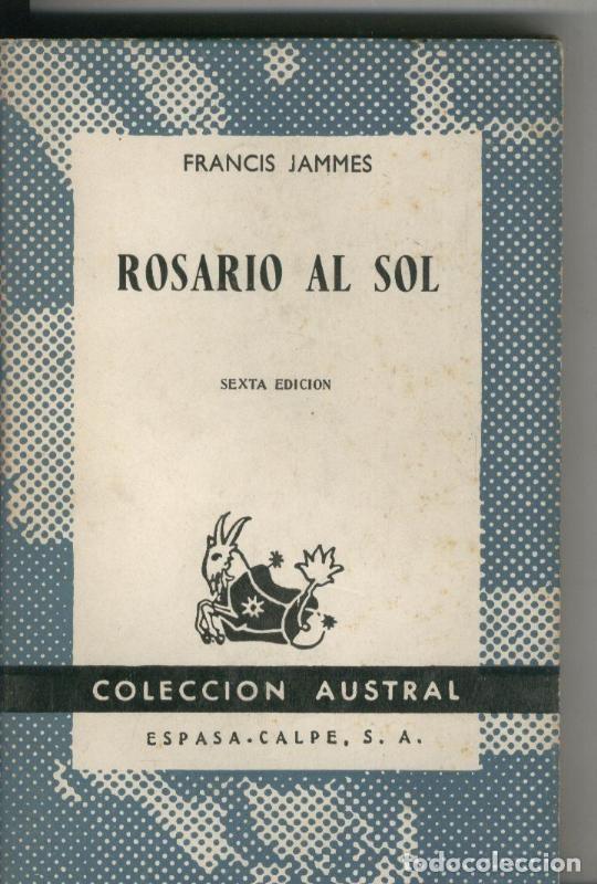 Colecionismo de Revistas e Jornais: Rosario al sol - Francis Jammes