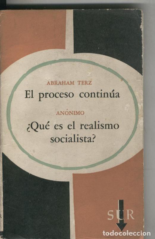 Colecionismo de Revistas e Jornais: El proceso continua - Que es el realismo socialista - Abraham Terz- Anonimo