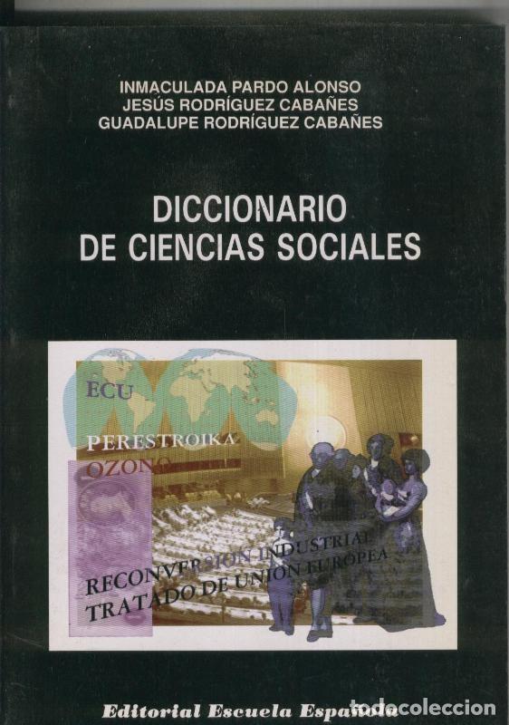 Collectionnisme de Revues et Journaux: Diccionario de ciencias sociales - Varios