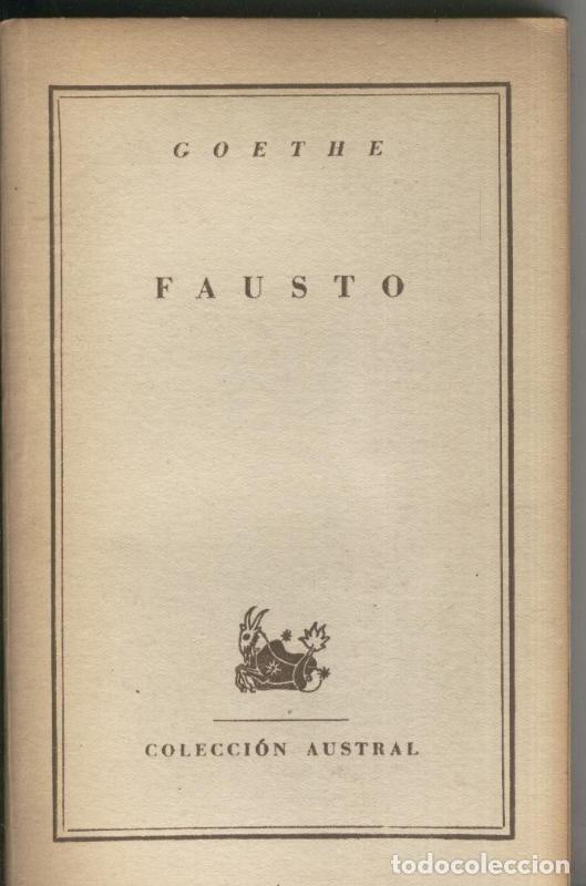 Coleccionismo de Revistas y Peri&oacute;dicos: Fausto - Goethe
