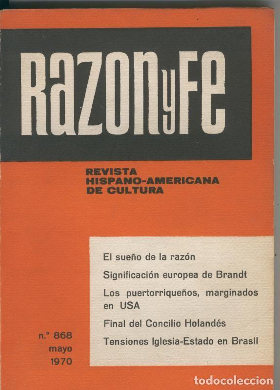 Collection Magazines and Newspapers: Razon y fe mayo 1970 - Varios