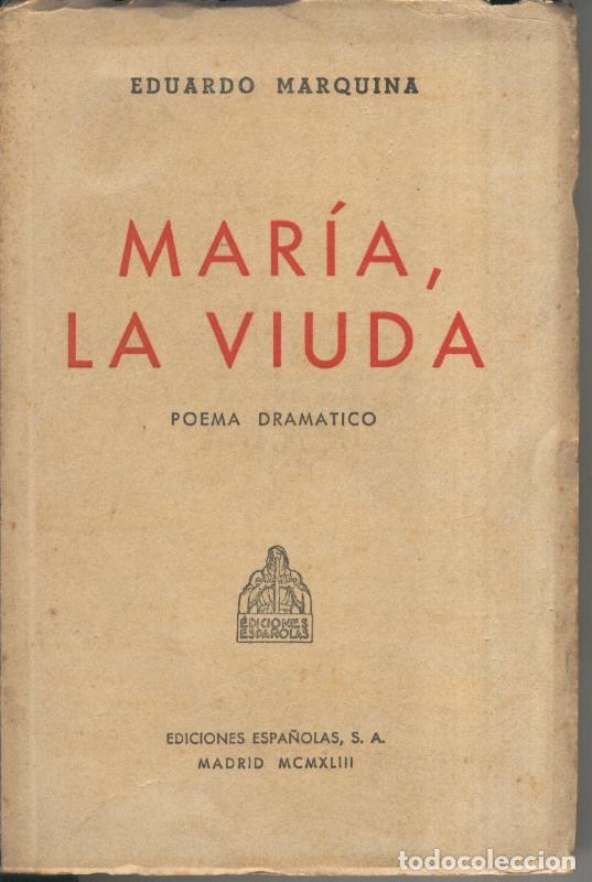 Colecionismo de Revistas e Jornais: Maria, la viuda - Eduardo Marquina