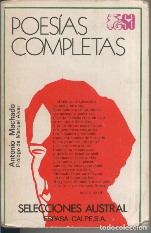 Colecionismo de Revistas e Jornais: Poesias completas - Antonio Machado