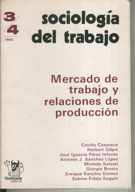Coleccionismo de Revistas y Peri&oacute;dicos: Sociologia del trabajo - Varios