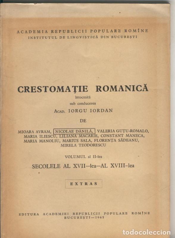 Collection Magazines and Newspapers: Crestomatie Romanica - Varios