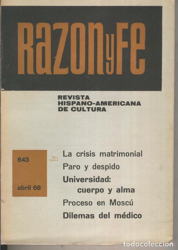 Collection Magazines and Newspapers: Razon y Fe abril 1968 - Varios