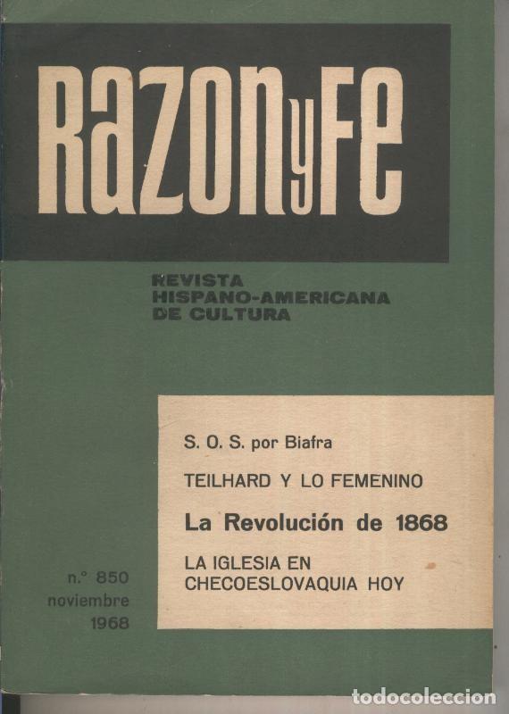 Collection Magazines and Newspapers: Razon y Fe noviembre 1968 - Varios