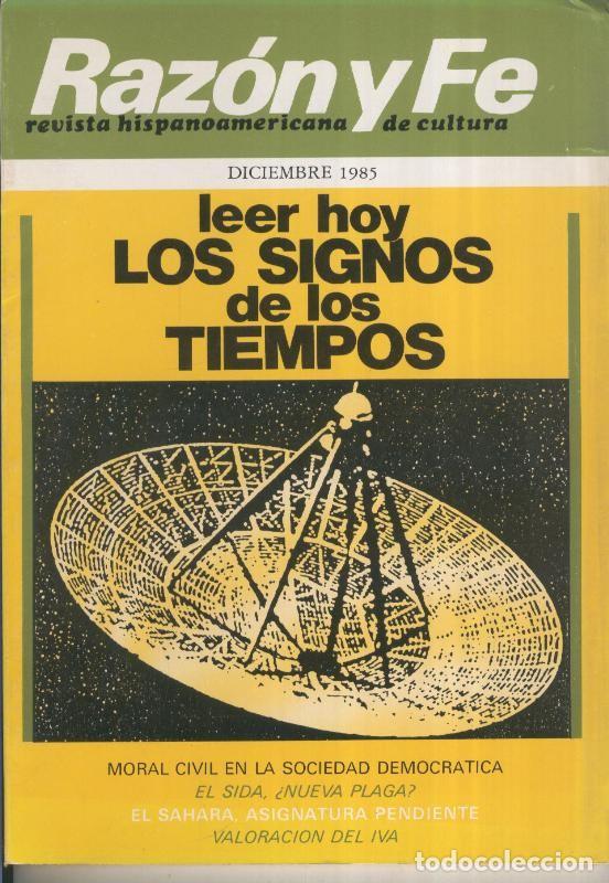 Collection Magazines and Newspapers: Razon y Fe diciembre 1985 - Varios