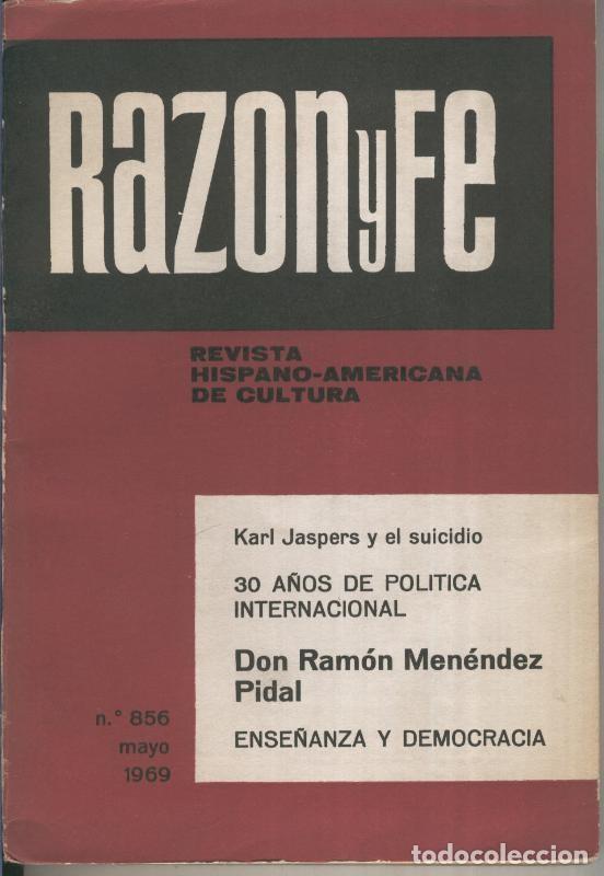 Collectionnisme de Revues et Journaux: Razon y Fe mayo 1959 - Varios