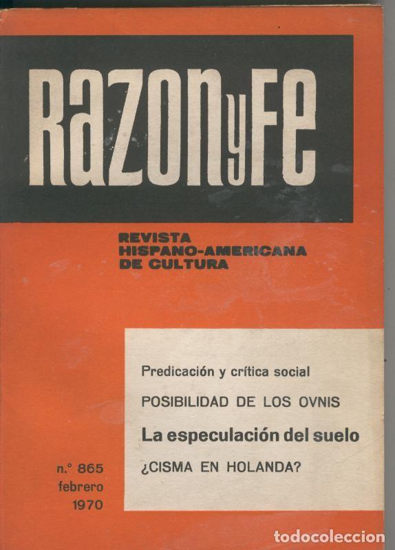 Sammeln von Zeitschriften und Zeitungen: Razon y fe febrero 1970 - Varios