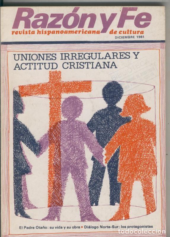 Sammeln von Zeitschriften und Zeitungen: Razon y Fe diciembre 1981 - Varios