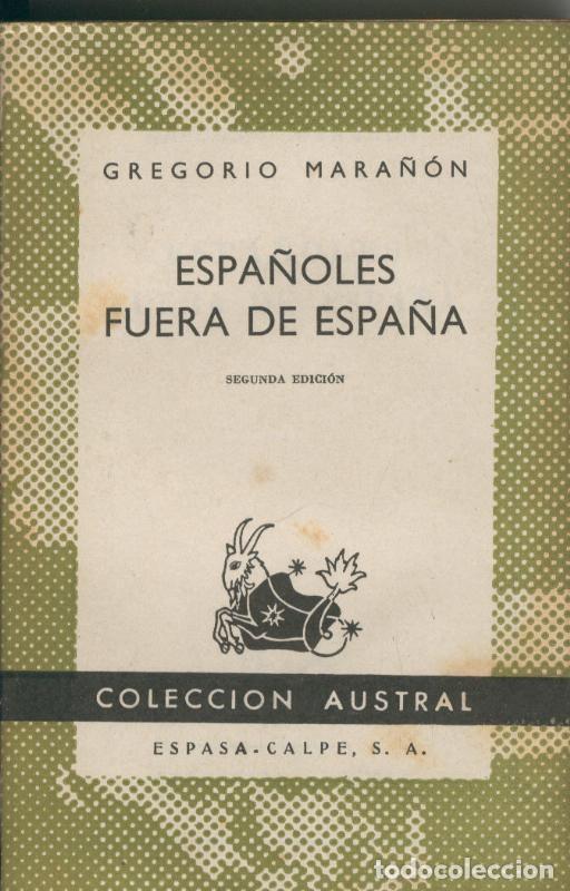 Coleccionismo de Revistas y Peri&oacute;dicos: Espa&ntilde;oles fuera de Espa&ntilde;a - Gregorio Mara&ntilde;on